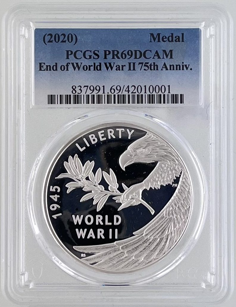 2020 World War II V75 Silver Anniversary Medal - Hollywood Gold ...